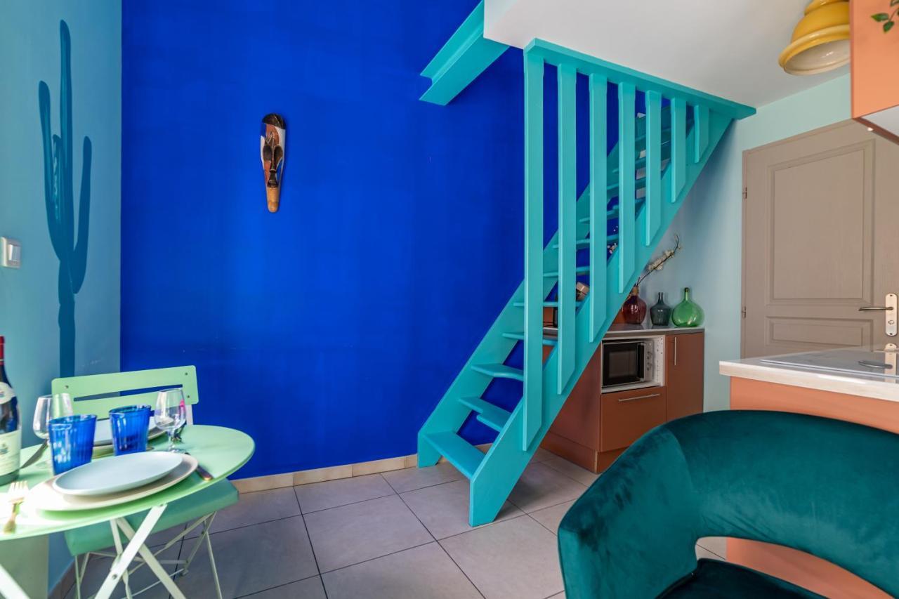 Le Reve Bleu Majorelle - Duplex Sur Les Toits - Une Nuit A Nîmes Dış mekan fotoğraf