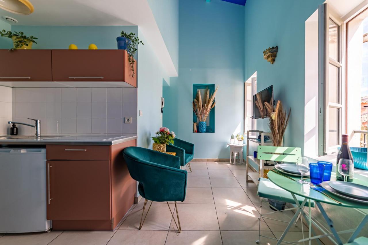 Le Reve Bleu Majorelle - Duplex Sur Les Toits - Une Nuit A Nîmes Dış mekan fotoğraf